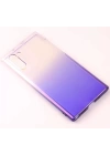 Galaxy Note 10 Kılıf Zore Renkli Transparan Silikon