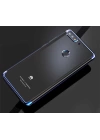 Huawei Y7 2018 Kılıf Zore Dört Köşeli Lazer Silikon Kapak