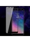 More TR Galaxy A6 Plus 2018 Zore Kenarları Kırılmaya Dayanıklı Cam Ekran Koruyucu