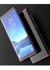 Galaxy Note 9 Kılıf Zore Dört Köşeli Lazer Silikon Kapak