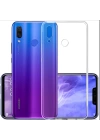 Huawei Y9 2019 Kılıf Zore Ultra İnce Silikon Kapak 0.2 mm