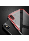 Apple iPhone X Kılıf Zore Eğimli Craft Cam Kapak