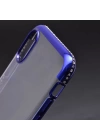 Apple iPhone X Kılıf Zore Tek Sıra Taşlı Silikon