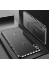 Xiaomi Mi 8 Kılıf Zore Dört Köşeli Lazer Silikon Kapak