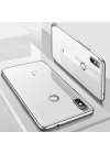 More TR Xiaomi Mi 8 Kılıf Zore Dört Köşeli Lazer Silikon Kapak