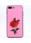 Apple iPhone 7 Plus Kılıf Zore Rose Kapak