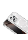 ​Apple iPhone 15 Pro Kılıf M-safe Şarj Özellikli Parlayan Simli Saydam Renkli Zore Maris Kapak