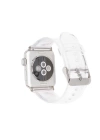 ​​​Apple Watch 44mm KRD-13 Şeffaf Silikon Kordon