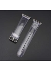 ​​​Apple Watch 7 41mm KRD-13 Şeffaf Silikon Kordon