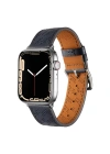 ​​​Apple Watch 7 41mm KRD-76 PU Deri Kordon Strap Kayış