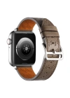 ​​​Apple Watch 7 45mm KRD-76 PU Deri Kordon Strap Kayış