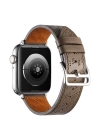 ​​​Apple Watch 7 45mm KRD-76 PU Deri Kordon Strap Kayış