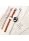 ​​​Apple Watch Ultra 49mm Kordon KRD-28 Deri Strap Kayış