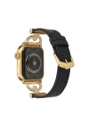 ​​​Apple Watch Ultra 49mm Kordon KRD-53 Deri Strap Kayış