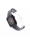 ​​​Apple Watch Ultra 49mm Kordon Mat Seramik Metal Strap Kayış