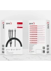 ​Zore Shira Serisi 3in1 USB Kablo 150cm