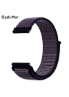 20MM Galaxy Watch 42MM- Active 1-2- S2 Classic Kayış Kordon Nylon Loop