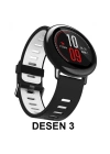 22MM Gear S3 Watch 4 46mm Xiaomi Amazfit Lg W100  Silikon Kordon Kayış