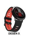 22MM Gear S3 Watch 4 46mm Xiaomi Amazfit Lg W100  Silikon Kordon Kayış