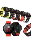 22MM Gear S3 Watch 4 46mm Xiaomi Amazfit Lg W100  Silikon Kordon Kayış