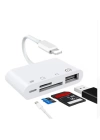 4in1 İPhone,İPad Lightning To Tf,Sd Card Usb Kamera Adaptörü NK108L