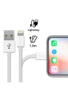 Ally 2 in 1 İPhone İPad Lightning Şarj Usb Kablo ve Şarj Aleti Set