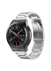 Ally 22mm Gear S3 Watch 4 46mm Paslanmaz Çelik 3 Bakla Kayış