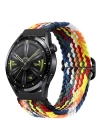 ALLY 22MM Gear S3 Watch 4 -Gt2 GT2E 46MM Japon Tokalı Elastik Kayış Kordon