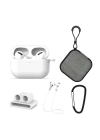 ALLY 5 in 1 Airpods Pro Kulaklık Kılıfı ve Kulaklık Koruma Çantası Full Set