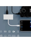 ALLY 5in1 İPhone-İPad lightning To Audio Usb Kamera Okuyucu