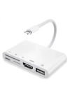 Ally 5in1 Lightning HDMI Dijital Av Adaptör+ Otg USB Hub Kamera TF SD Okuyucu