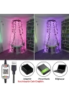 ALLY 5MT 50 LED RGB Bluetooth Telefonla Kontrol Edilen Usb Led Lamba İos-Android