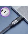 ALLY 60W UsB Type-C Pd  Hızlı Şarj Kablosu 2metre Döner Başlıklı Kablo