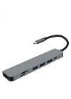 Ally 7in1 USB 3.1 HDMI 4K 30HZ 2K 1080P Type-C HUB Adaptör Dönüştürücü