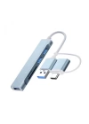 ALLY A-807 5in1 Type-C + USB Girişli USB 3.0 Çoğaltıcı Hub Adaptör