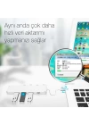 ALLY  ADS-301C 5 in 1 Type C Dönüştürücü 4 Usb Portlu Adaptör Hub Çoklayıcı