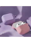 Ally Apple AirPods 3 için Kancalı Ultra İnce Silikon Kulaklık Kılıfı