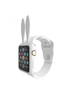 Ally Apple Watch 1-2-3-4 42mm Tavşan Figürü Silikon Kılıf