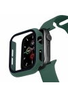 ALLY Apple Watch 4-5-6 40mm Silikon Kordon Kayış ve Ekran Koruyucu Kılıf