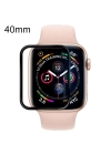 Ally Apple Watch 5-4 40mm 3D PMMA Kavisli Full Cam Ekran Koruyucu