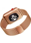 Ally Apple Watch 7-8 41mm 6-5-4 40mm Kayış Kordon Metal Milano Loop 3-2-1 38mm