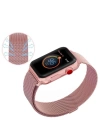 Ally Apple Watch 7-8 41mm 6-5-4 40mm Kayış Kordon Metal Milano Loop 3-2-1 38mm