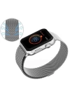 Ally Apple Watch 7-8 41mm 6-5-4 40mm Kayış Kordon Metal Milano Loop 3-2-1 38mm