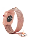 Ally Apple Watch 7-8 41mm 6-5-4 40mm Kayış Kordon Metal Milano Loop 3-2-1 38mm