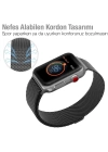 Ally Apple Watch 7-8 41mm 6-5-4 40mm Kayış Kordon Metal Milano Loop 3-2-1 38mm