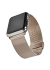 Ally Apple Watch 7-8 41mm 6-5-4 40mm Kayış Kordon Milano Metal Klasik Kopça 3-2-1 38mm