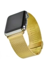 Ally Apple Watch 7-8 41mm 6-5-4 40mm Kayış Kordon Milano Metal Klasik Kopça 3-2-1 38mm