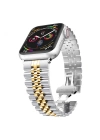 Ally Apple Watch 7-8 41mm 6-5-4 40mm Kayış Kordon Paslanmaz Çelik 3-2-1 38mm