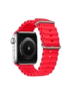 Ally Apple Watch 7-8 41mm 6-5-4 40mm Marine Silikon Kayış Kordon 3-2-1 38mm