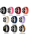 Ally Apple Watch 7-8 41mm 6-5-4 40mm Single loop Plastik Kayış Kordon 3-2-1 38mm